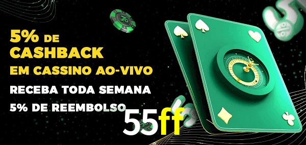 Promoções do cassino ao Vivo 55ff